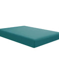 Sfoothome Single Fitted Sheet (Twin - Teal) - Deep Pocket Brushed Velvety Microfiber, Breathable, Extra Soft And Comfortable - W
