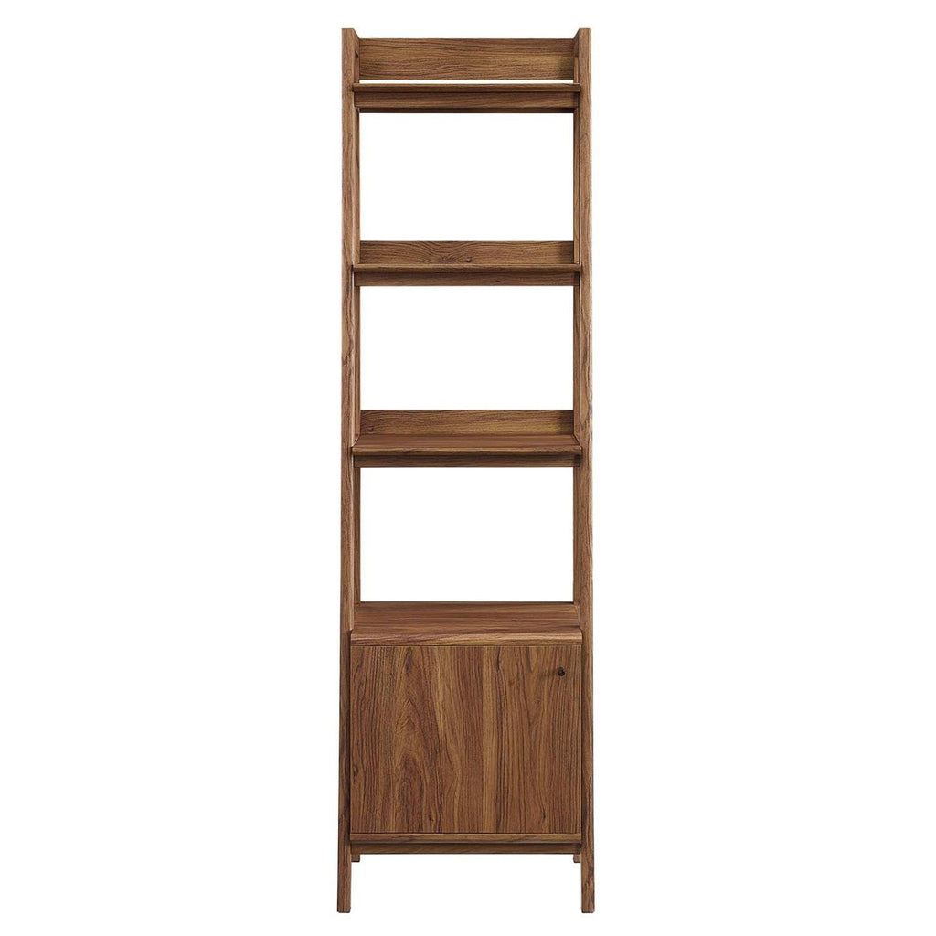 Modway 21&Quot; Bookshelf Display Case In Walnut
