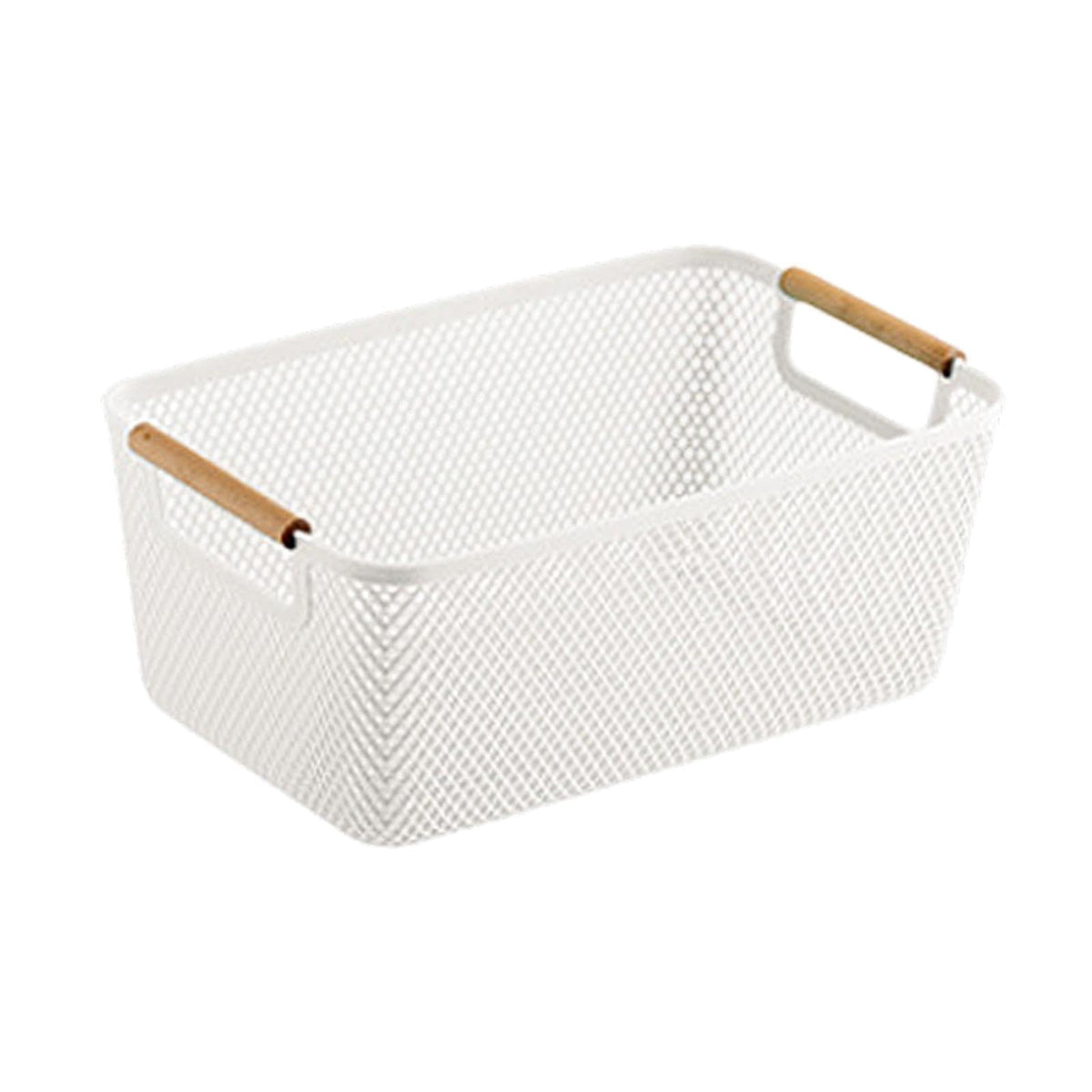 ATORSE Storage Basket Reusable Decorative Multipurpose for Bathroom Kitchen Outdoor White M|Home & Garden|Household Supplies & C