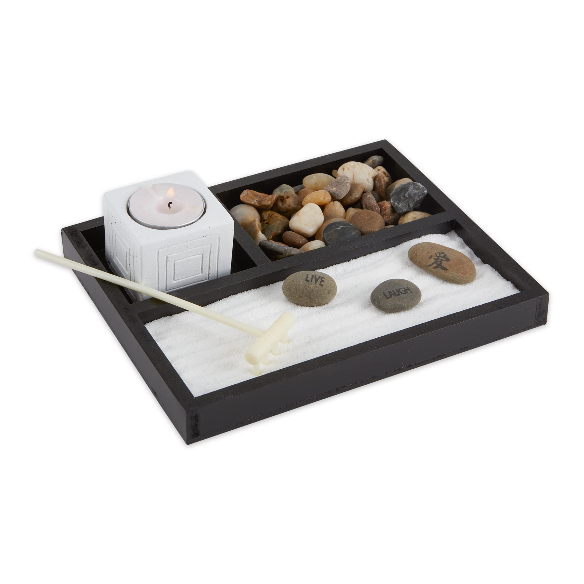 Live Love Laugh Zen Garden 7.87x6.25x2.5