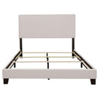 Coaster Home Furnishings Boyd Transitional Fabric Upholstered Full Size Panel Bed Frame 50-inch Headboard Ivory 350051F