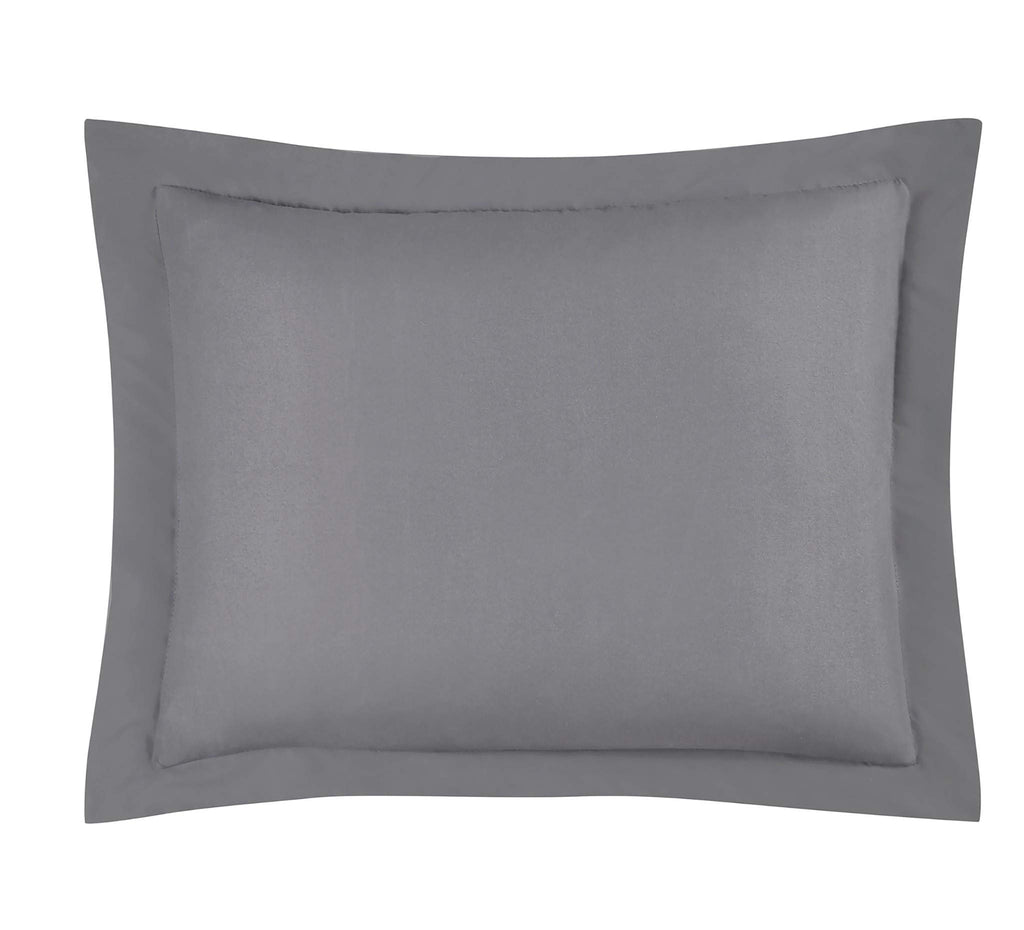 Chezmoi Collection 2-Piece Down Alternative Comforter Set (Twin, Gray)