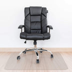 Kuyal Clear Chair Mat, Hard Floor Use, 48' X 36' Transparent Office Home Floor Protector Mat Chairmats (48' X 36' Rectangle)