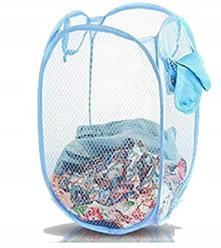 Kuber Industries Nylon Mesh Laundry Basket,20Ltr (Multi)CTKTC21506, Standard