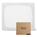 Rest® Evercool®+ Fitted Sheet, Caliking, Arctic White, 15' Deep (Up To 18’’), Breathable Bedding For Hot Sleeper And Night Sweats, Bed Sheet With Ionic+ Self-Cleaning Silver Yarn For Sensitive Skin