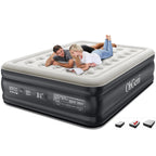 Ohgeni Queen Air Mattress With Built In Pump, Blow Up Colchones Inflables Mattress For Guests, Foldable Portable Air Mattresses