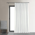 Hpd Half Price Drapes Signature Velvet Thermal Blackout Curtains For Living Room 96 Inch Long (1 Panel) Rod Pocket Insulated Blackout Curtains For Bedroom Window Curtains, 100W X 96L, Primary White