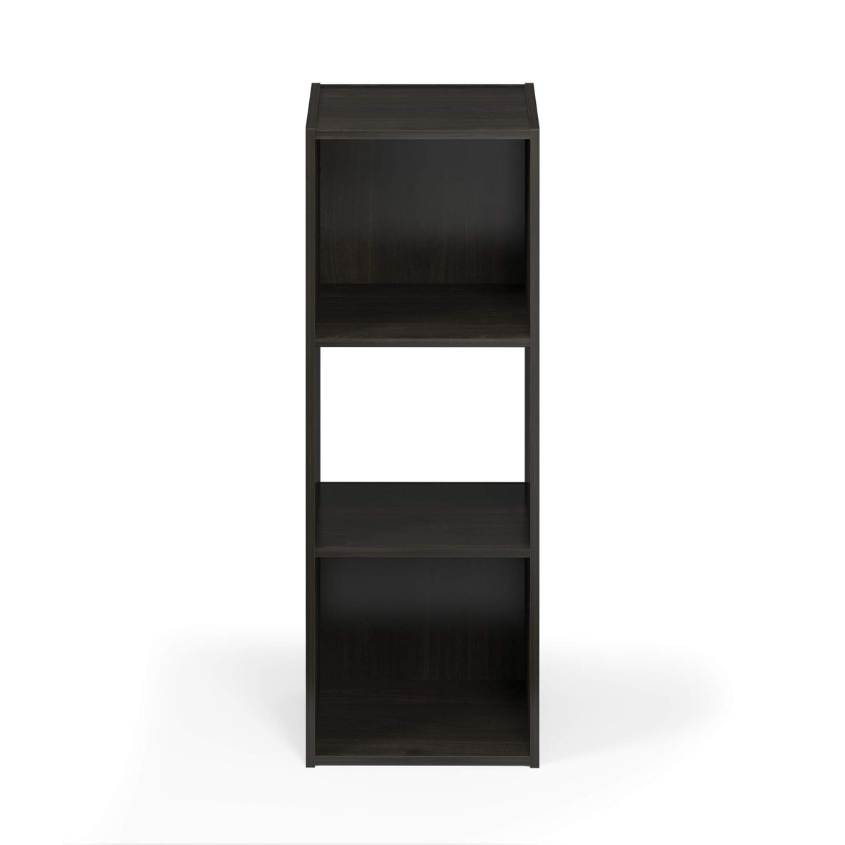 Furinno Pelli Cubic Storage Cabinet, 3x1, Espresso
