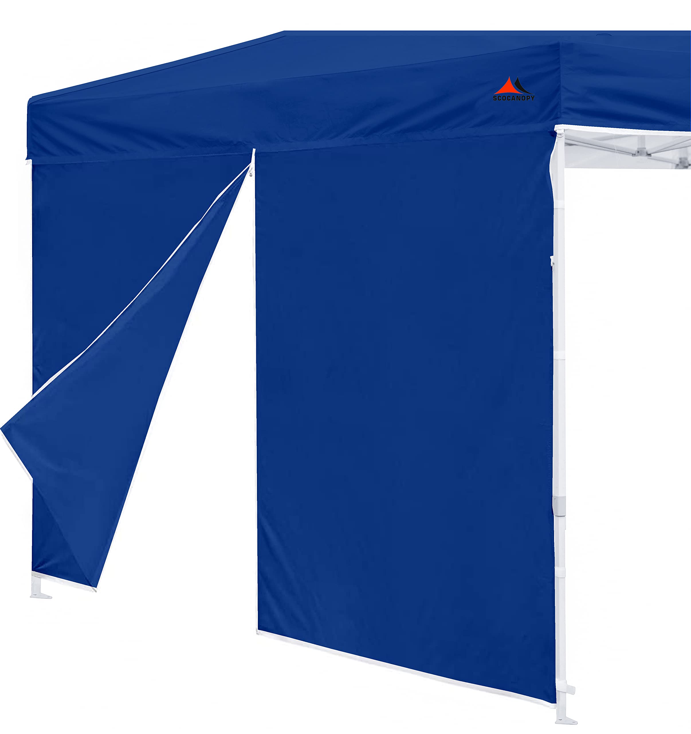 Scocanopy Door For 10X10 Canopy Frame One Central Zipper Design For Easy Entry And Exit,1 Pack Canopy Door Only (Navy Blue)