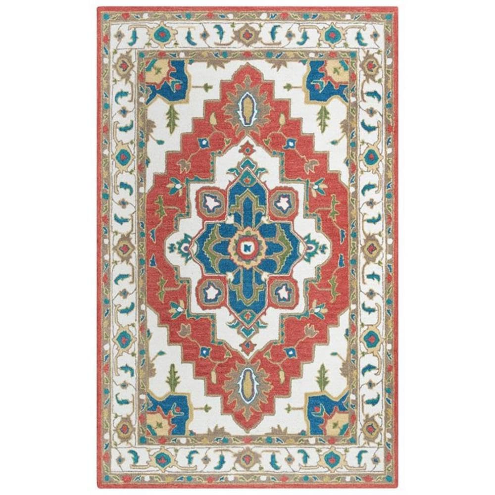 Rizzy Rugs Alora Decor Conley Red 5'X7'6" Tufted Wool Rug