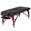 Master Massage 31' Montclair Pro Portable Massage Table Package, Memory Foam Cushioning, Reiki Panels, Shiatsu Cable Release- T
