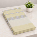 Seliro Striped Cotton Bath Towel Large Size For Men & Women (Light Beige)