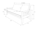Kodiak Futons Lodge Futon, Oregon Trail Java