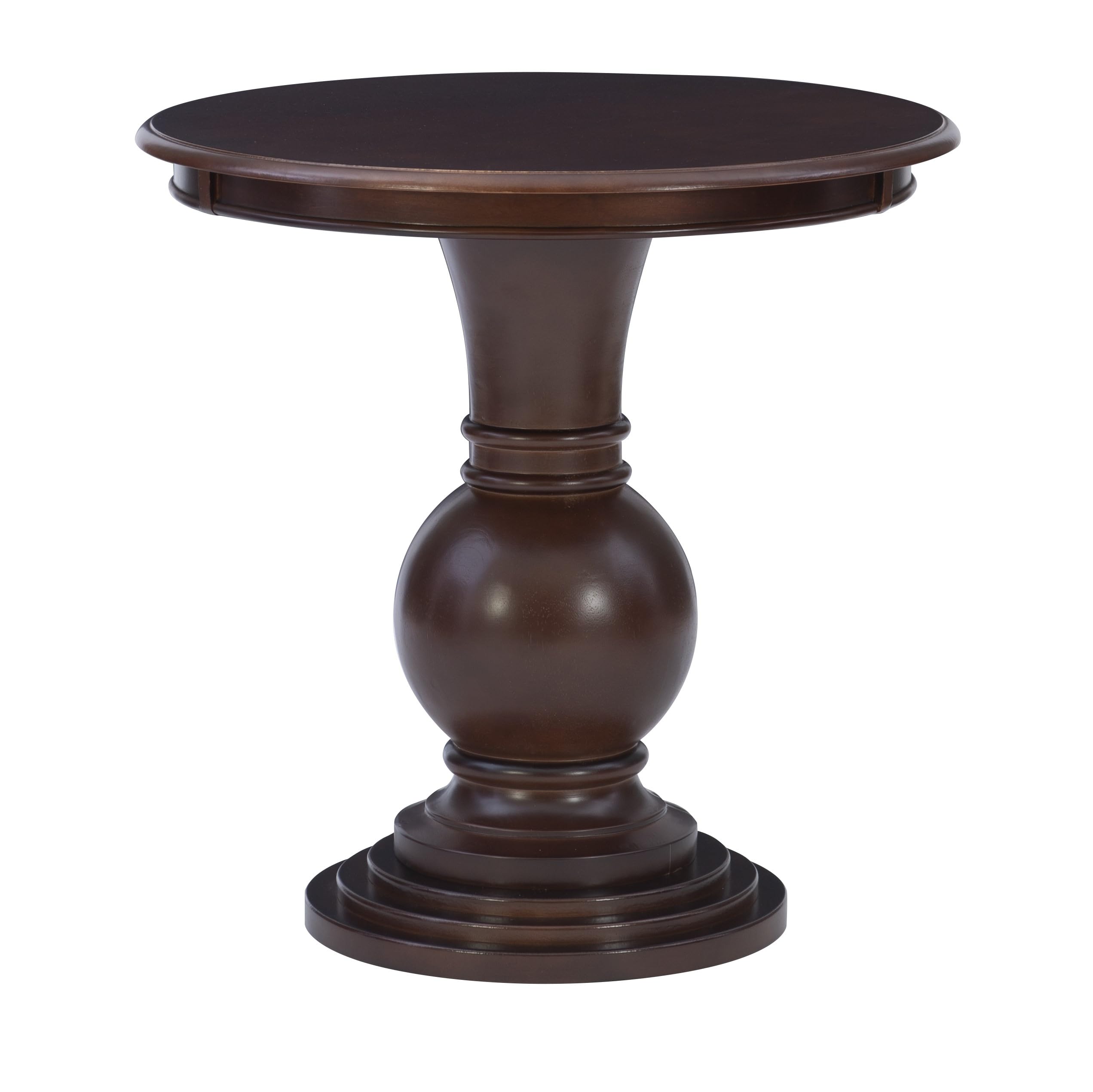 Powell 809-350 Espresso Round Accent Table 26'L X 26'W X 26'H