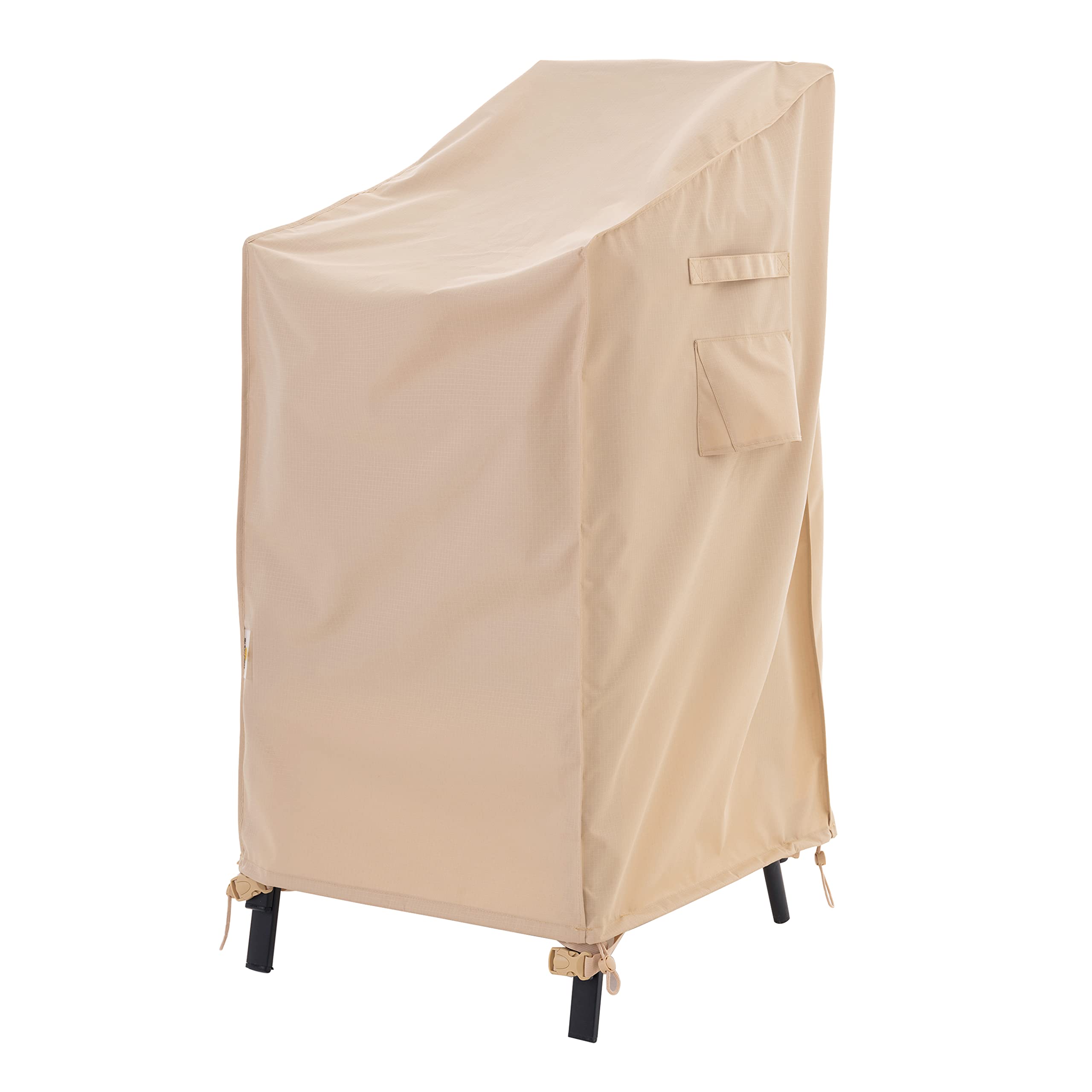 F&J Outdoors Waterproof UV Resistant Heavy Duty Patio Cover for 4-6 Stacking Chairs, 27 W x 37 D x 47 H