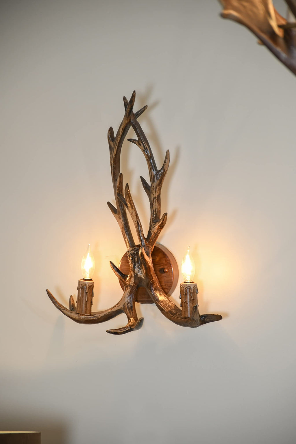 Afd Home Antler Wall Sconce