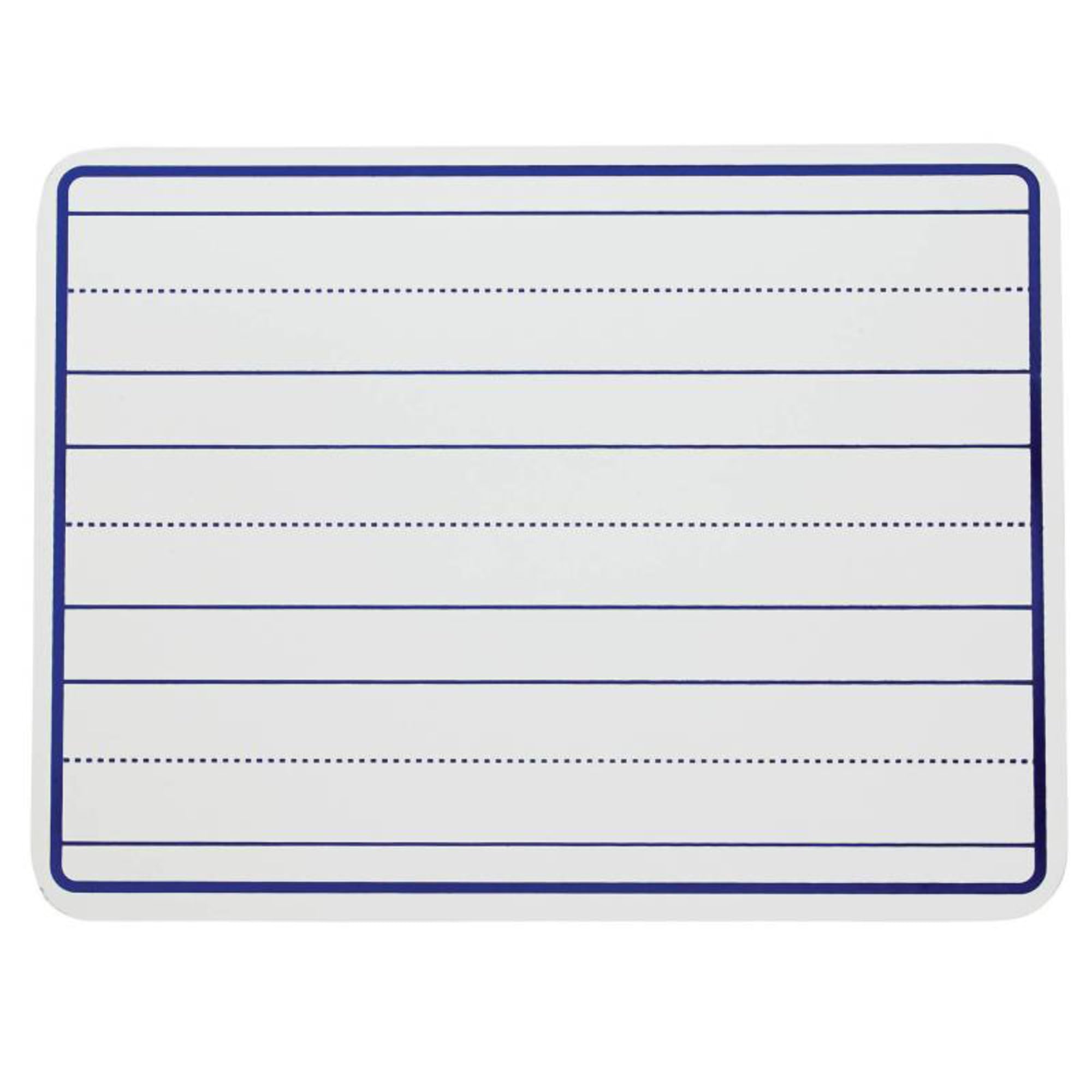 School Smart Lined Dry Erase Boards, 9 X 12 Inches, Pack Of 10