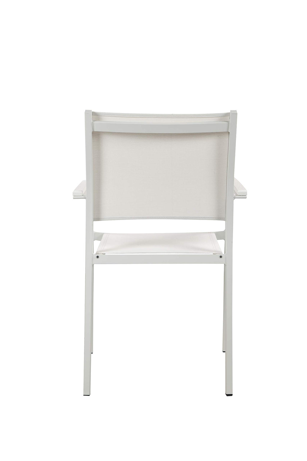 Pangea Home David 7 Whtwht Dining Set, White