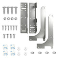 Dedomy Cabinet Door Mount Kit for Pullout Waste Containers, Silver