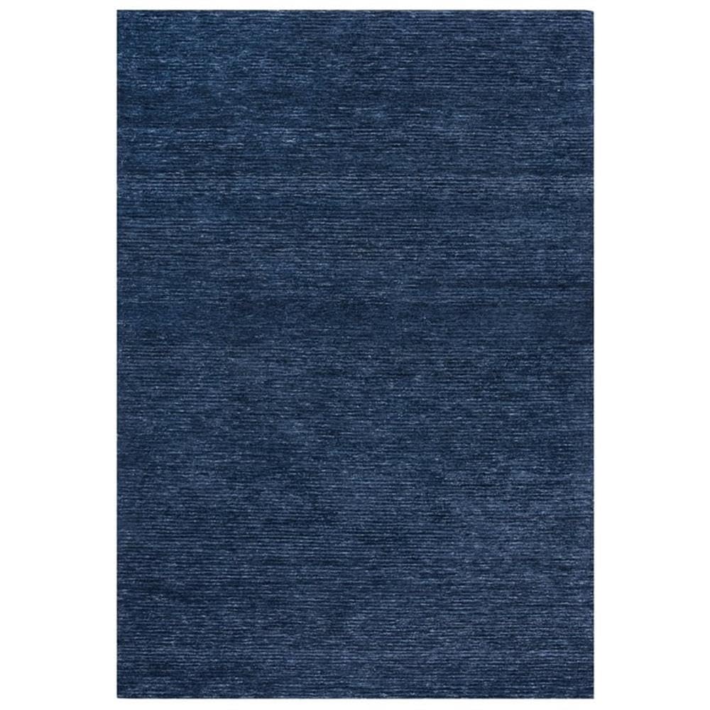 Rizzy Home Alora Decor Luna 5'X7'6" Solid/Tone On Tone Blue/Blue Hand-Tufted Area Rug