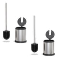 ToiletTree Products Toilet Brush with Lid - Sleek Toilet Bowl Brush and Holder - Toilet Scrubber Brush Set with Heavy-Weight Bas