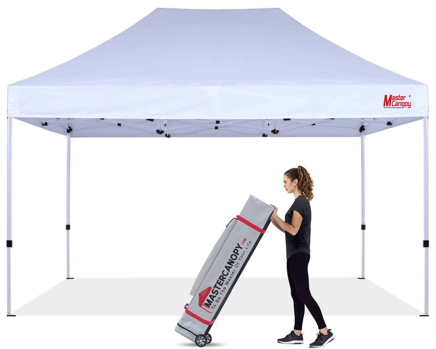 Mastercanopy Pop Up Canopy Tent 10X15 Instant Shelter (White)