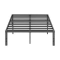 Furnitui 18 Inch High Metal Queen Bed Frame, Platform Bed Frame Queen Size No Box Spring Needed, Easy Assembly, Noise Free, Stur