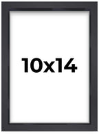 10x14 Shadow Box Frame Contemporary Black | 1'' Depth of Usable Space| Interior Size 10x14 or 14x10 Inches| UV Resistant Acrylic