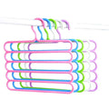 Ngel Multi Layer Pants Clothes Hanger Multy Wardrobe Storage Organiser Rack (3)