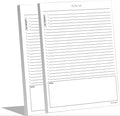 To Do List Notepads (2 Pack, 50 Pages Each) Planner Pads. Todo Checklist W/Priority & Note Sections. Organize & Track Projects,