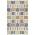 Alora Decor Rivera 5' X 8' Geometric Beige/Ivory/Charcoal Hand-Tufted Area Rug