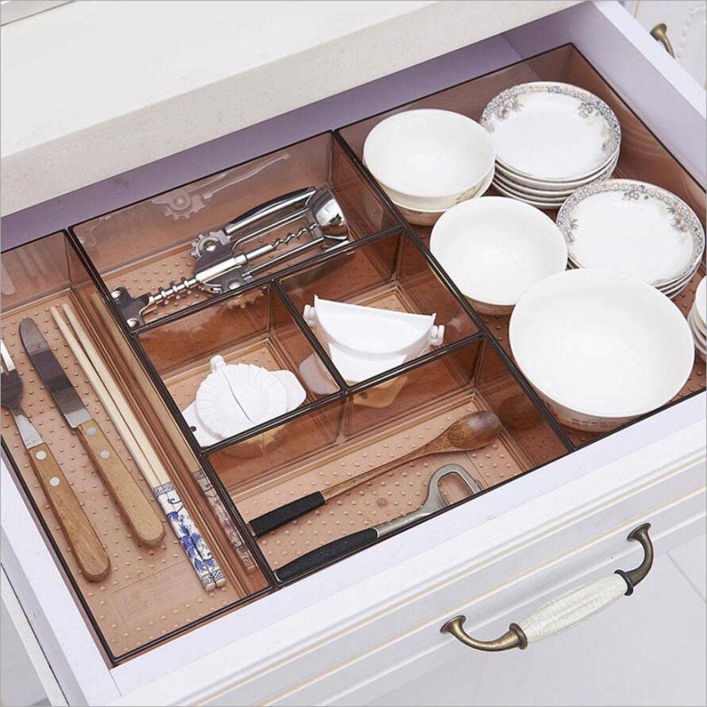 Atorse Drawer Organizer Storage Box Divider Compartment Organization Tray Holder L