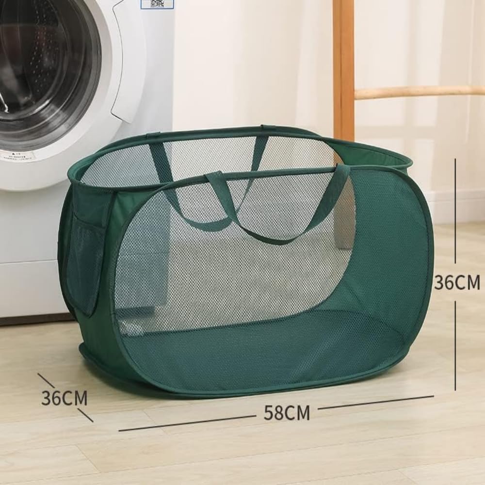 Lateronon 4 Pcs Collapsible Laundry Baskets, Opening Laundry Hamper, Foldable Laundry Basket, Dirty Clothes Basket For Clothes &