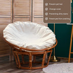 Thankyall Papasan Cushion Cover Only,Water Resistant Papasan Chair Cushion Cover For Outdoor Lndoor,Skin-Friendly Soft Machine W