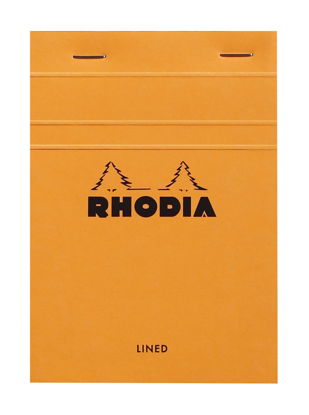 Rhodia 13600C - Stapled Notepad N13 Orange - A6 - Lined - 80 Detachable Sheets - White Clairefontaine Paper 80 G/M - Soft, Resis