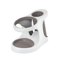 Polder White/Gray Style and Store Bathroom Accessory