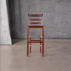 Ergode Benjamin Ladder-Back Bar Stools, 2-Pc Set, Walnut