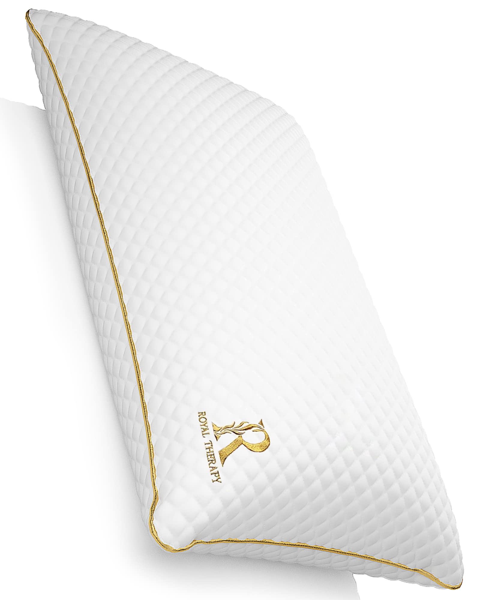 Royal Therapy King Size Pillow, Memory Foam Pillow, Adjustable Shredded Memory Foam Pillows King for Side Sleepers, Pillow for N