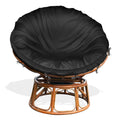 Iceberg Elf Papasan Cushion Cover Waterproof Only,(For 47In-55In Outdoor Indoor Papasan Chair Cushion Covers) Black, Zipper Desi