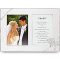 Lenox True Love Double Invitation Frame, 9-Inch - 812614, Metallic