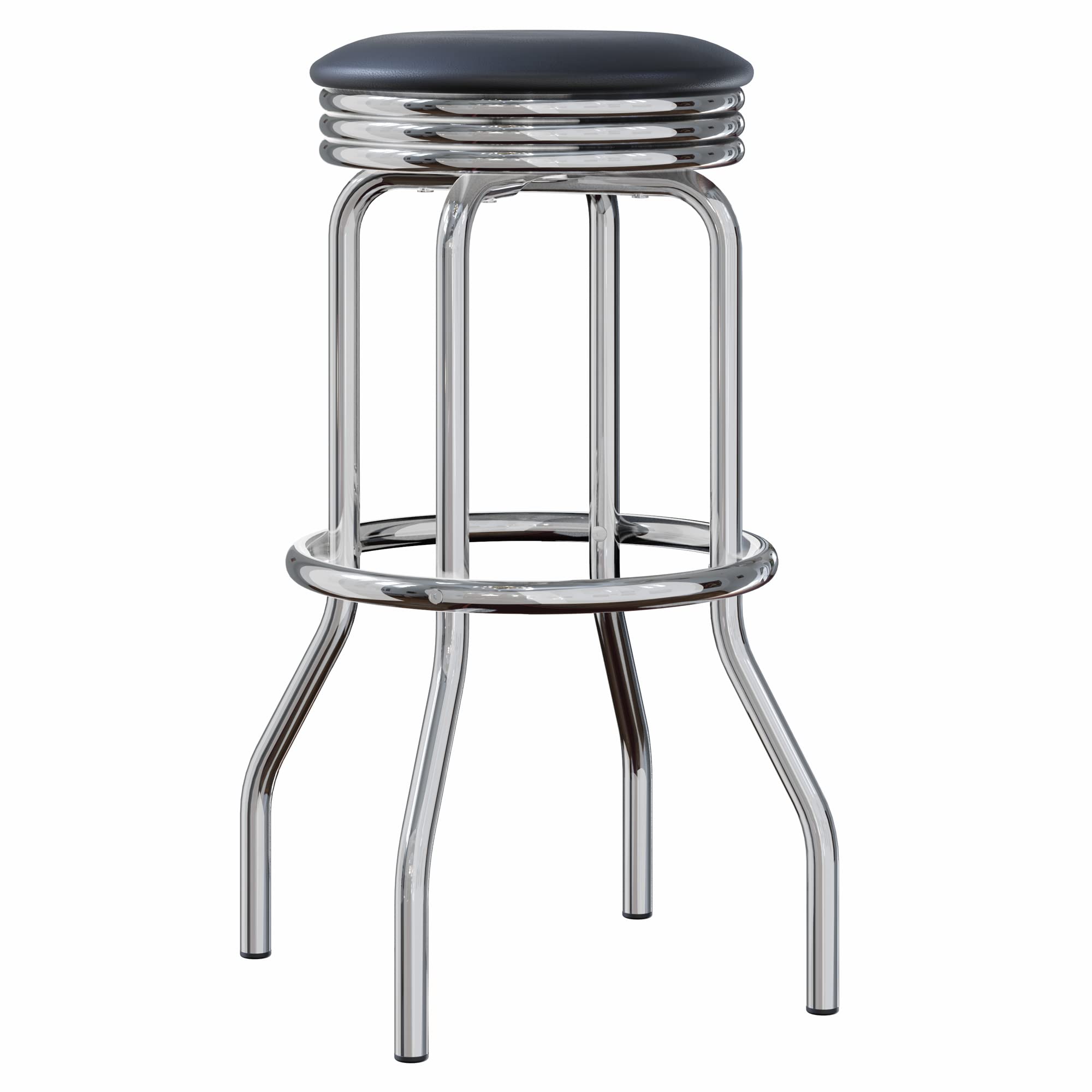 Winsome Wood Summit Stool, Black