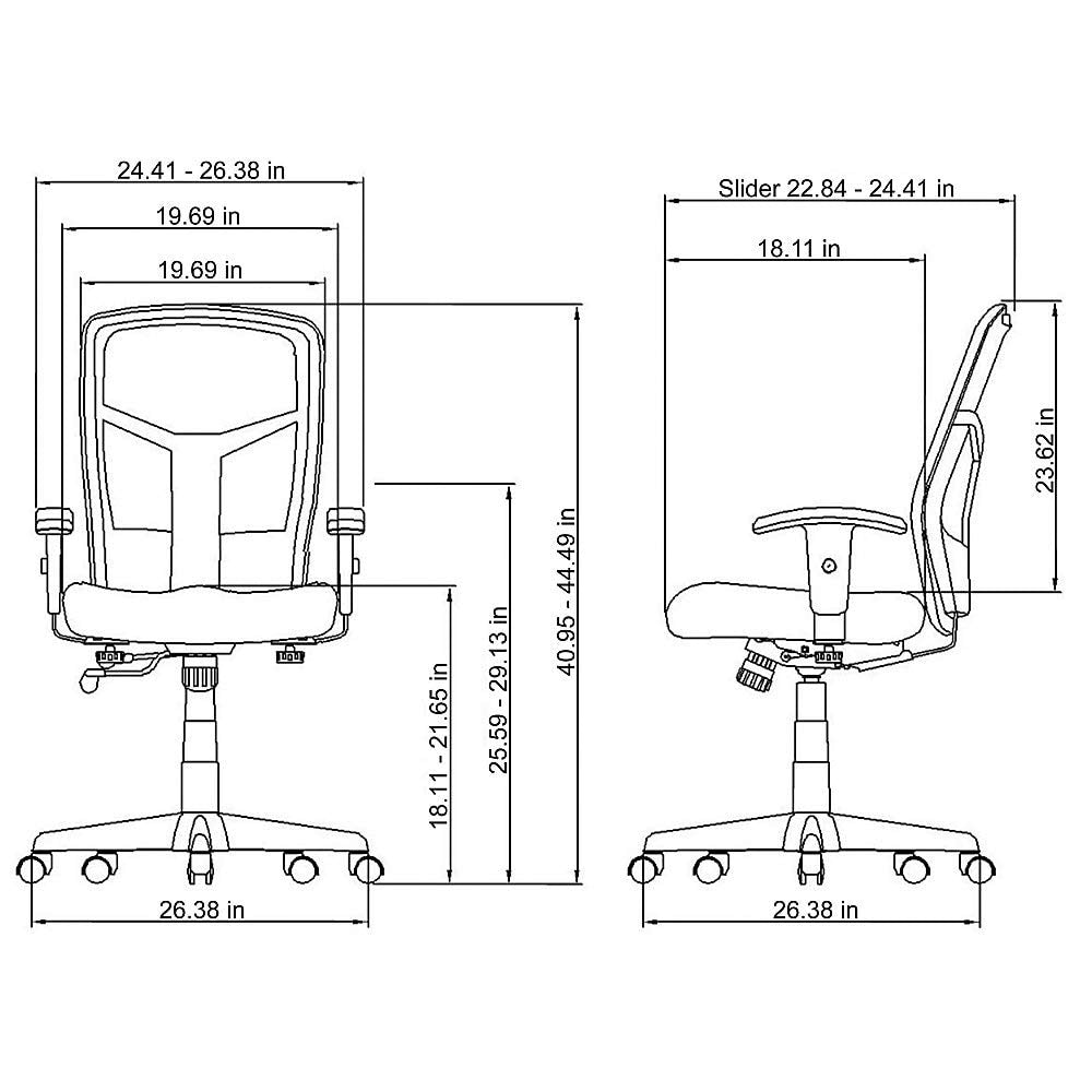 Lorell, LLR86205, Executive High-Back Swivel Chair, Black