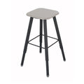 Safco Products 1205BE Alphabetter Stool for Alphabetter Stand-Up Desk (Sold Separately), Black Frame, Beige Seat Classroom and H