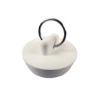 Danco 1-1/4-Inch Rubber Drain Stopper, White, Carded, 80225