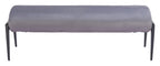 Zuo Glatt Bench Gray