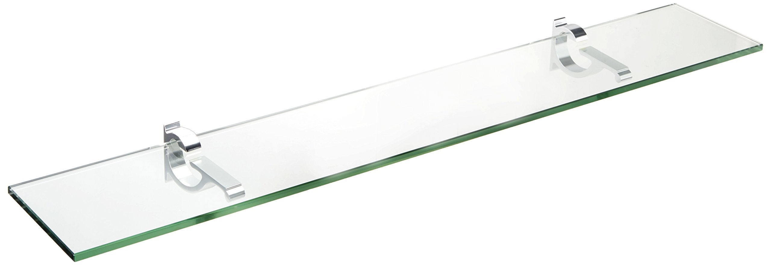 Spancraft Glass Monarch Glass Shelf, Chrome, 12 x 48