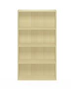 Furinno Pasir 4 Tier Open Shelf, Steam Beech