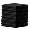 Leisureweek Premium Black Pillowcases 12 Pack, Standard Queen Size, Soft Brushed 1800 Thread Count Microfiber, Allergies Free, W