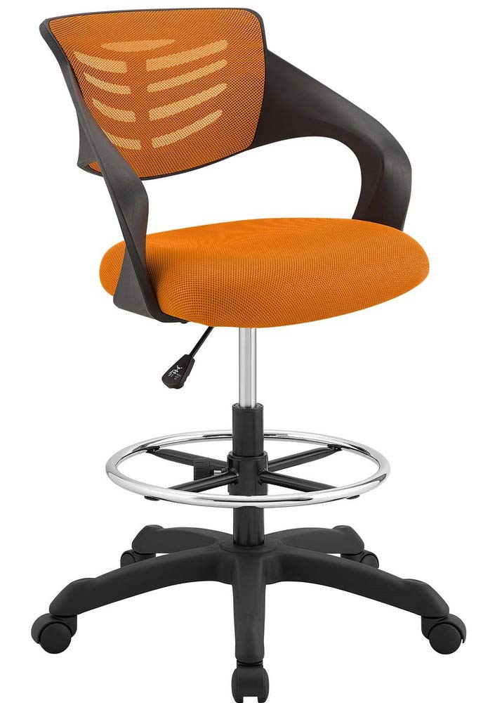 Casafoyer Thrive Drafting Desk Chair  Ergonomic Office Chair With Mesh Back ( Pack Of 2 )