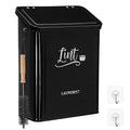 CINPIUK Magnetic Lint Bin for Laundry Room with Brush & Hook  Large Laundry Organizer and Storage, Wall Mounted Trash Can with 